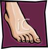 Foot Clip Art Image