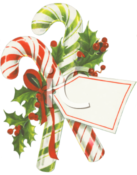 Candy Cane Clip Art Image