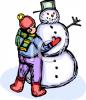 Snowman Clip Art Image