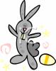 Easter Rabbit Clip Art Image