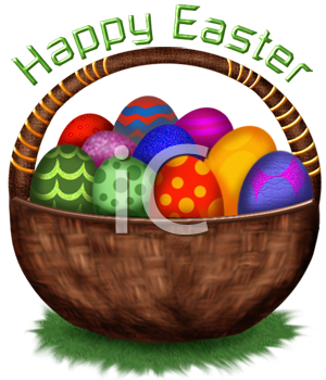 Easter Eggs Clip Art Image