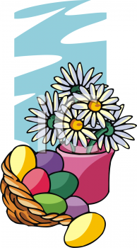 Easter Eggs Clip Art Image
