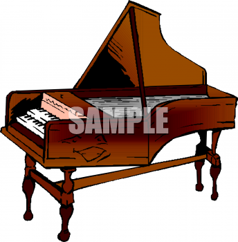 clip art music. Piano Clip Art Image