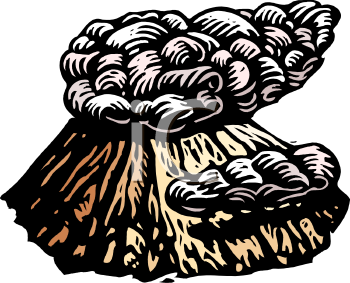 Volcano Clip Art Image