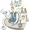 Bartender Worker Clip Art Image