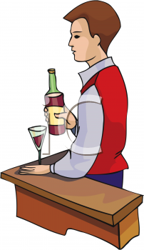Bartender Clip Art Image