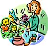 Florist Clip Art Image