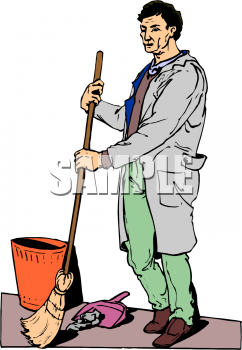Janitor Clip Art Image