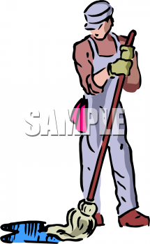 Janitor Clip Art Image