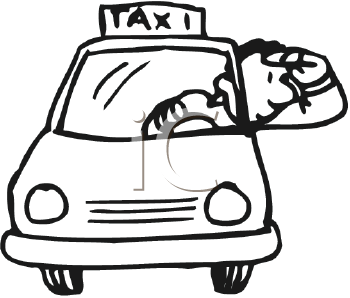 Taxi Clip Art Image