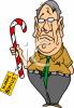 Candy Cane Clip Art Image