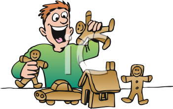 Gingerbread Clip Art Image