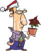Poinsettia Clip Art Image