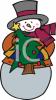 Snowman Clip Art Image