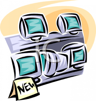 Monitor Clip Art Image