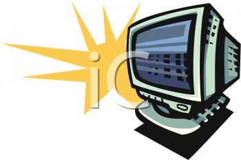 Monitor Clip Art Image