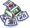 Printer Clip Art Image