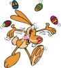 Easter Rabbit Clip Art Image
