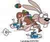 Easter Rabbit Clip Art Image