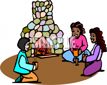 Living Room Clip Art Image
