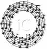 Music Notes Clip Art Image