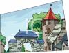 Landscape Clip Art Image