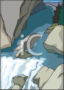 Landscape Clip Art Image