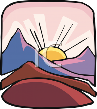 Landscape Clip Art Image