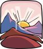 Landscape Clip Art Image