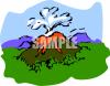 Volcano Clip Art Image