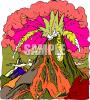 Volcano Clip Art Image