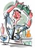 Bartender Clip Art Image