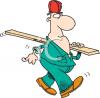 Construction Worker Clip Art Image