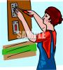 Electrician Clip Art Image