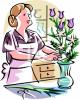 Florist Clip Art Image