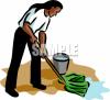 Janitor Clip Art Image