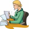 Secretary Clip Art Image