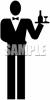 Waiter Clip Art Image