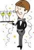 Waiter Clip Art Image