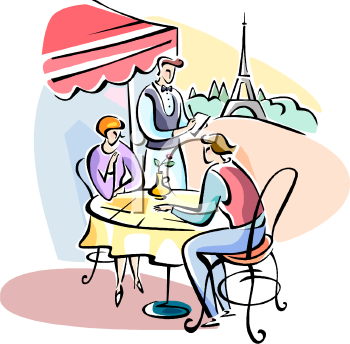 Waiter Clip Art Image
