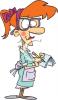 Waitress Clip Art Image