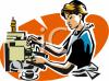 Waitress Clip Art Image