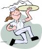 Waitress Clip Art Image