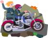 Motorcycle Clip Art Image